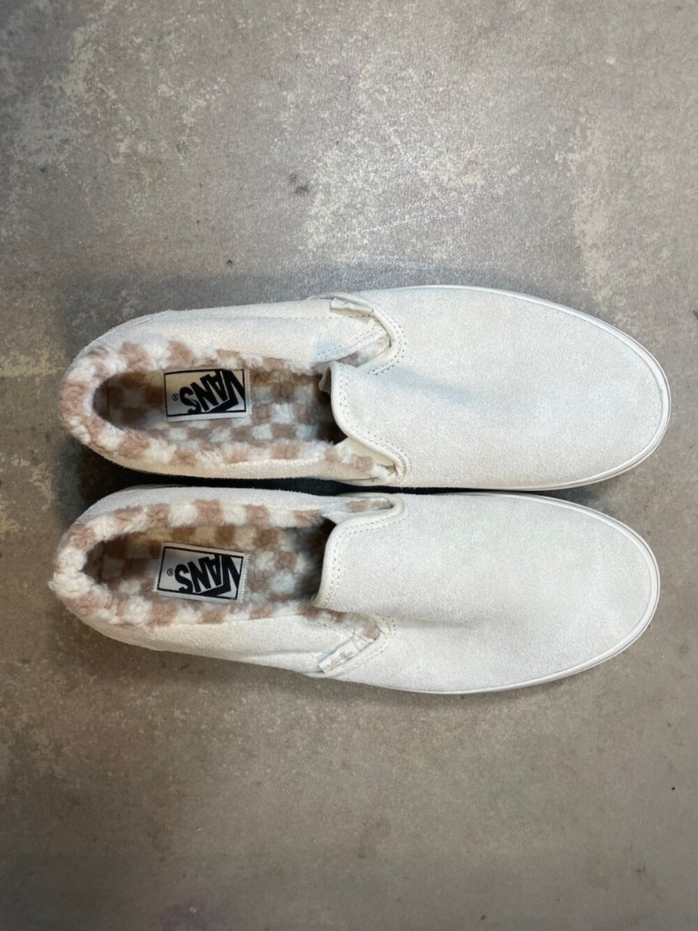 Vans Classic Slip On Cozy Hug Turtle Dove Size US 11 Men New VN000DAH89F Rare